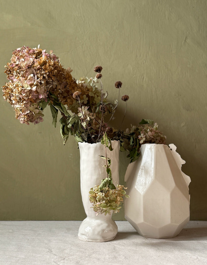 One-of-a-kind Wonky Pedestal Vase