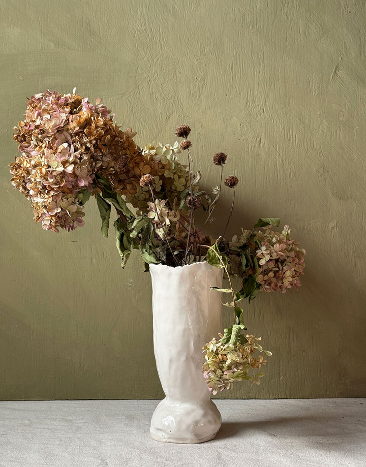 One-of-a-kind Wonky Pedestal Vase