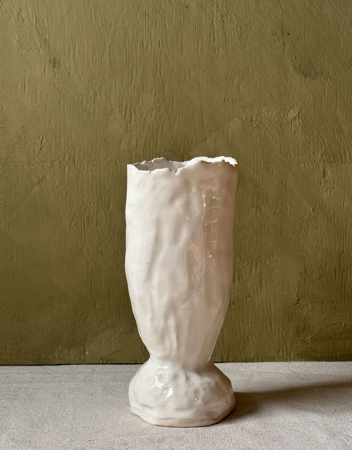 One-of-a-kind Wonky Pedestal Vase